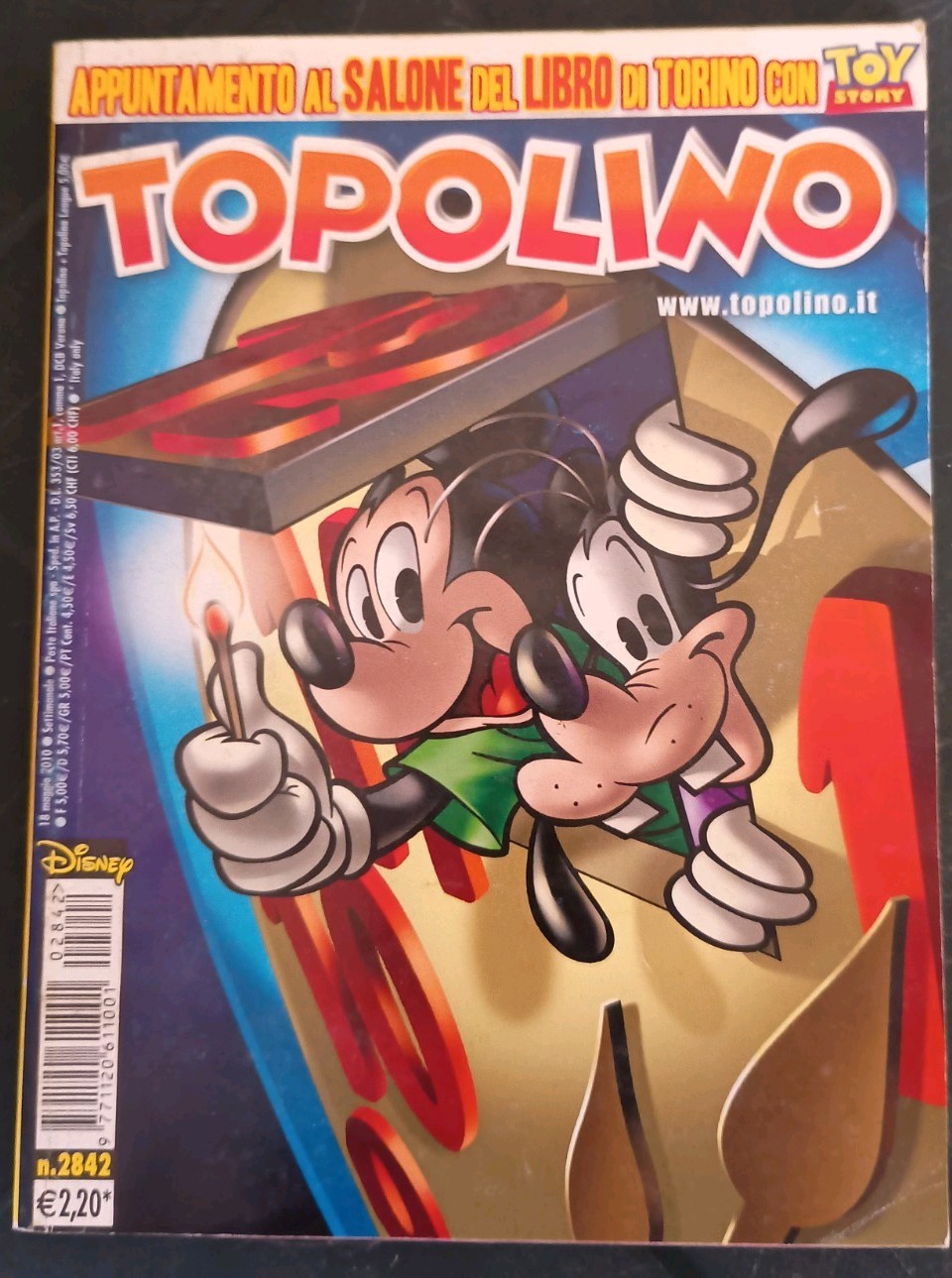 Fumetto Topolino N. 2842 Del 18 Maggio 2010
