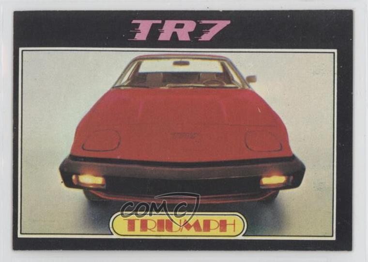 1976 Topps Autos del 1977 Triumph TR7 #84 0nr3