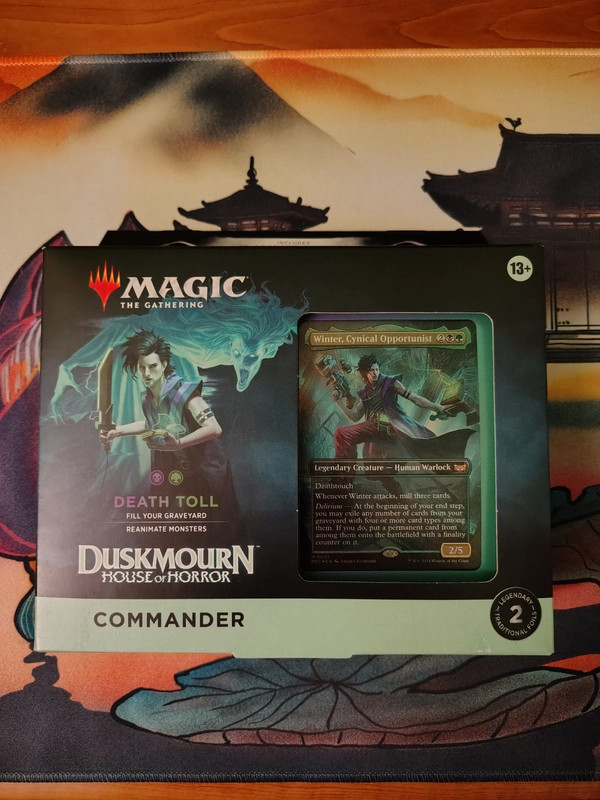 Magic Precon Commander Deck Duskmourn Death Toll Eng Sealed