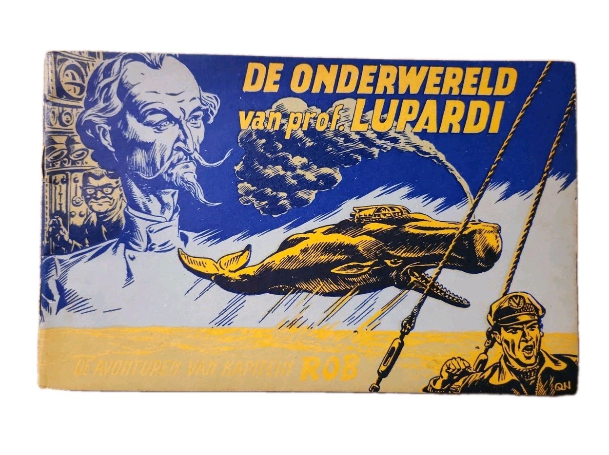 Capitano Rob #15: De onderwereld van prof. Lupardi (1950, oblunga prima stampa)