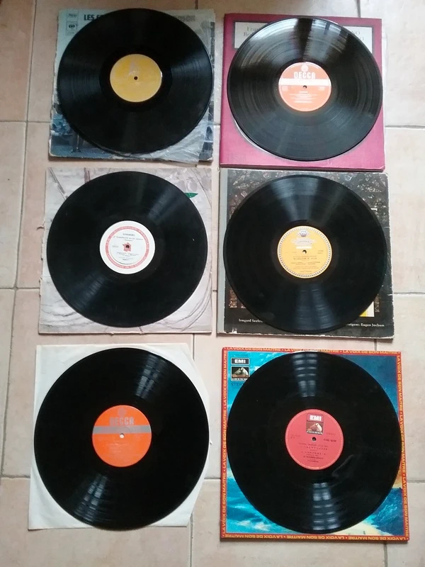 Vinyles déco 33 tours pour décoration diametre 30 cm