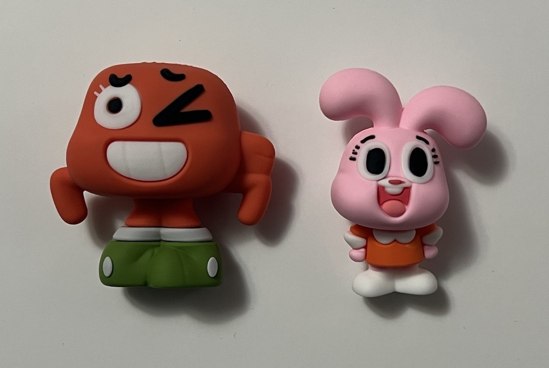 Nuovo 2026 DARWIN & ANAIS 2” Amazing World of Gumball Buddies Set Cartoon Network