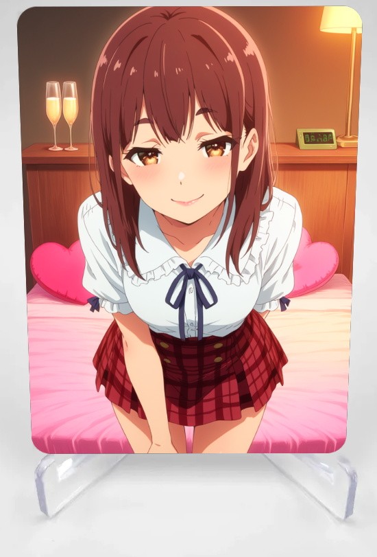 Stampa artistica anime Nagomi Wahira - Card/4x6/5x7 Waifu da collezione AMW-NAG-22
