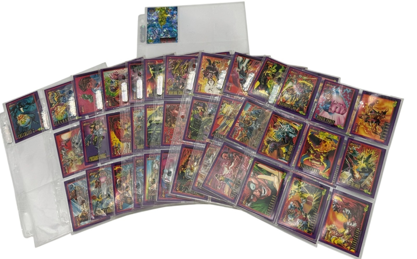 Deathwatch 2000 Set Completo Carte Collezionabili + Rifrattore Holomark Continuity Comics