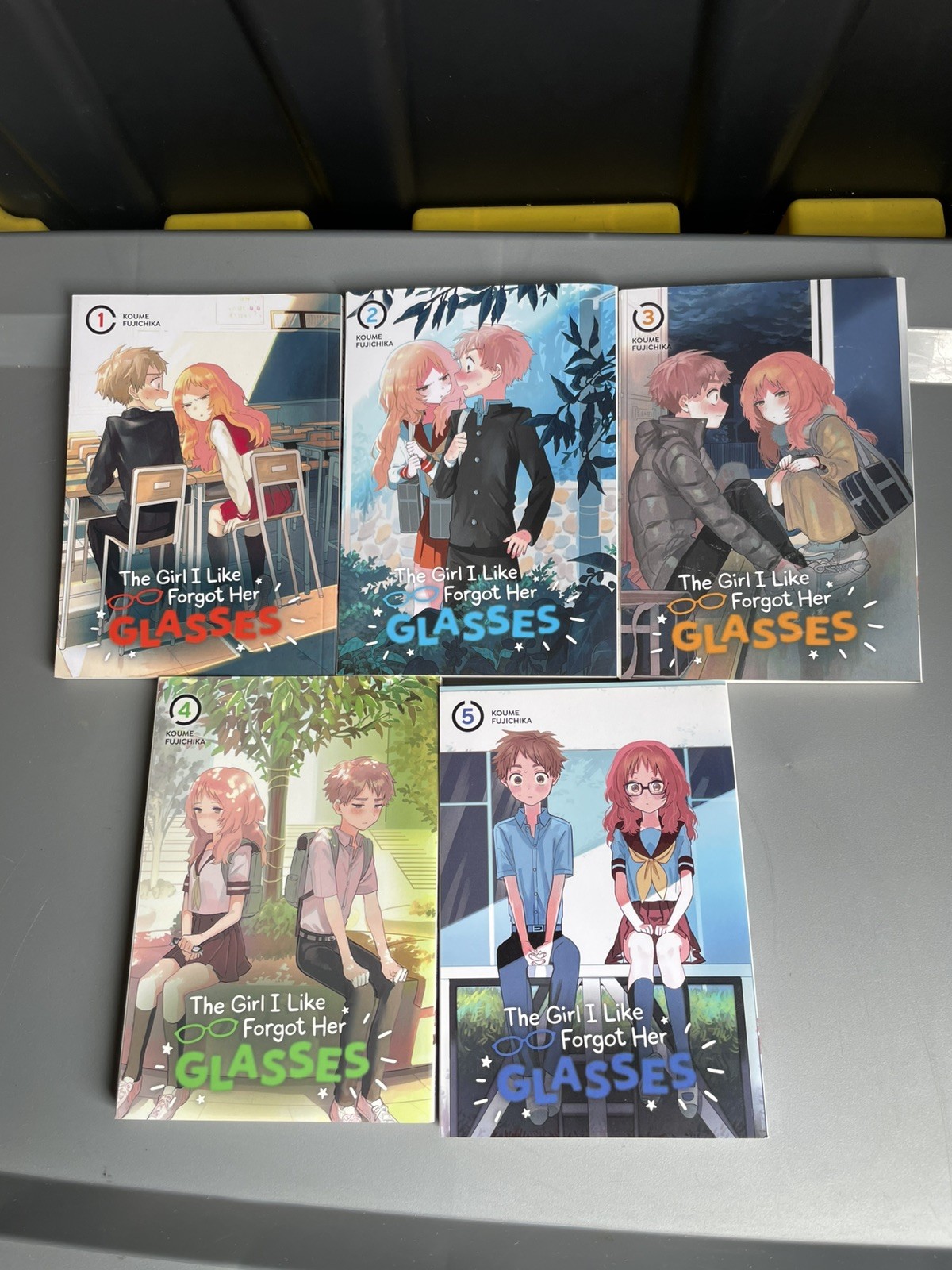 The Girl I Like Forgot Her Occhiali Manga Inglese V. 1-5 Fujichika