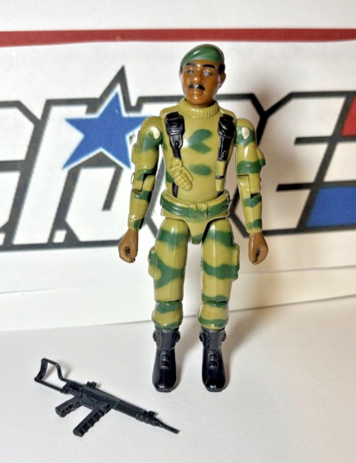 GI Joe Stalker 1982 v1 *100% COMPLETO, quasi come nuovo!* Braccio dritto vintage ARAH