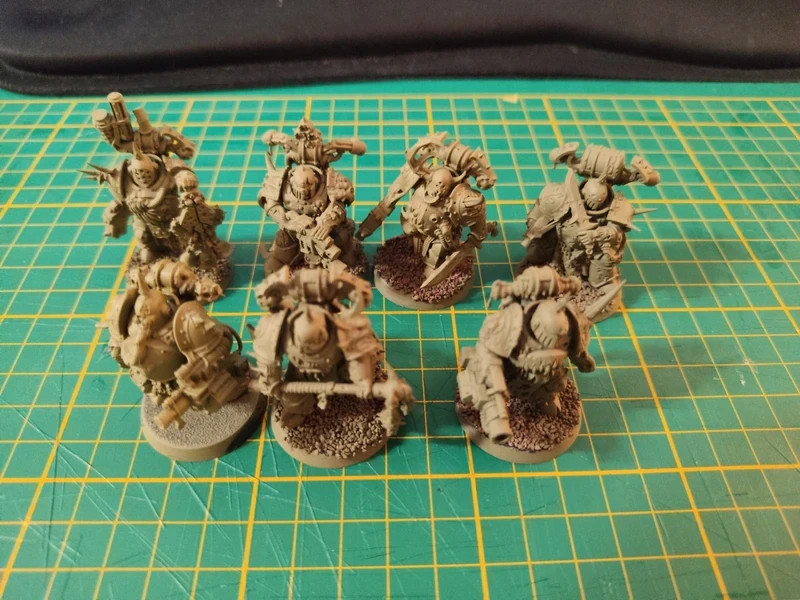 Warhammer 40k - Death Guard - 7 Plague Marines