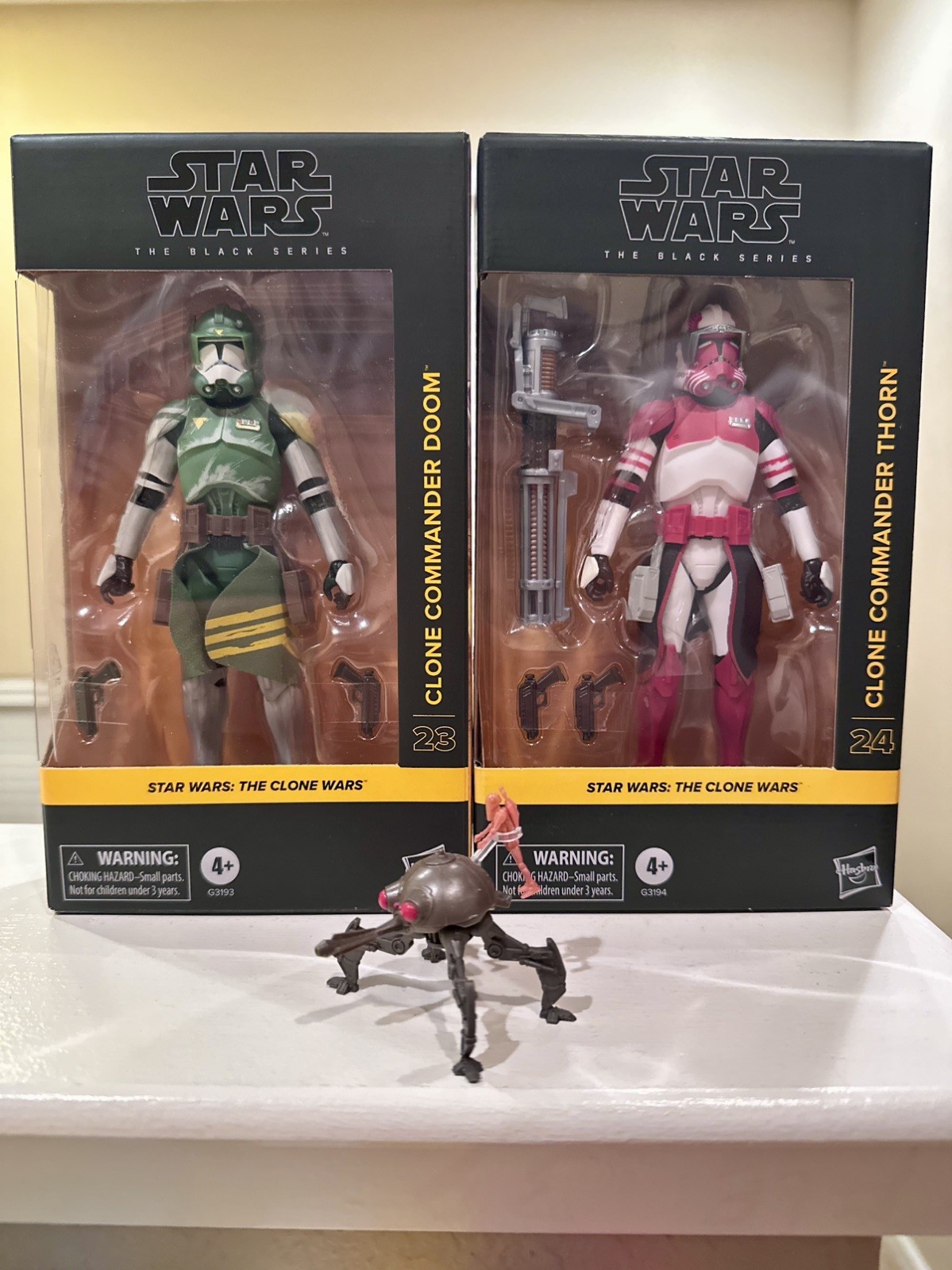 Star Wars The Black Series Clone Commander Doom Thorn Bersaglio Esclusivo in Mano