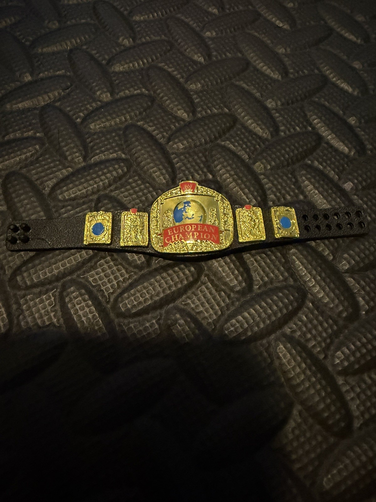 Cintura titolo WWE Elite European Championship Mattel Attitude epoca lucida 