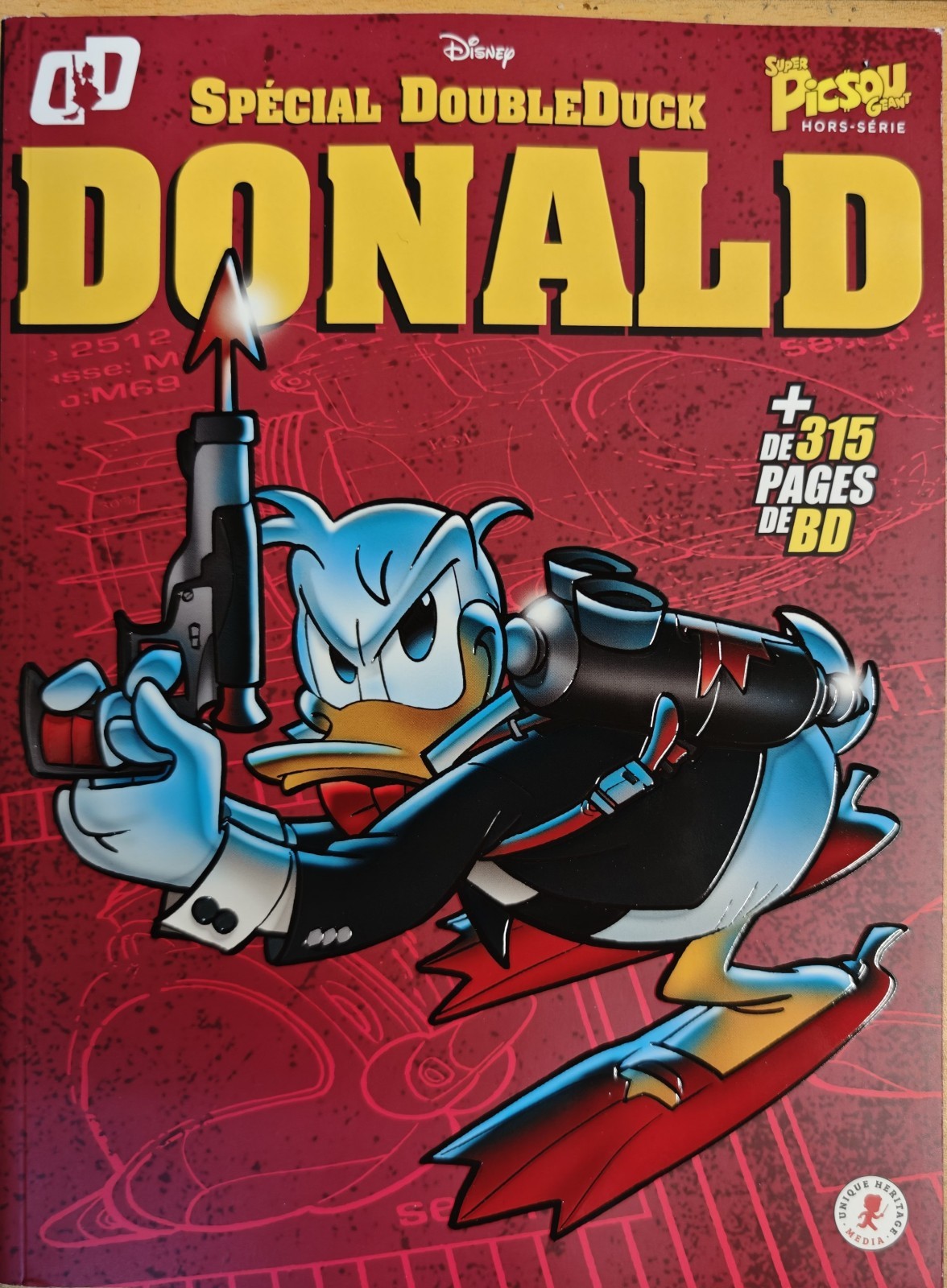 🦆 BD Super Picsou Geant Hors Serie Spécial DoubleDuck Donald Agent Secret