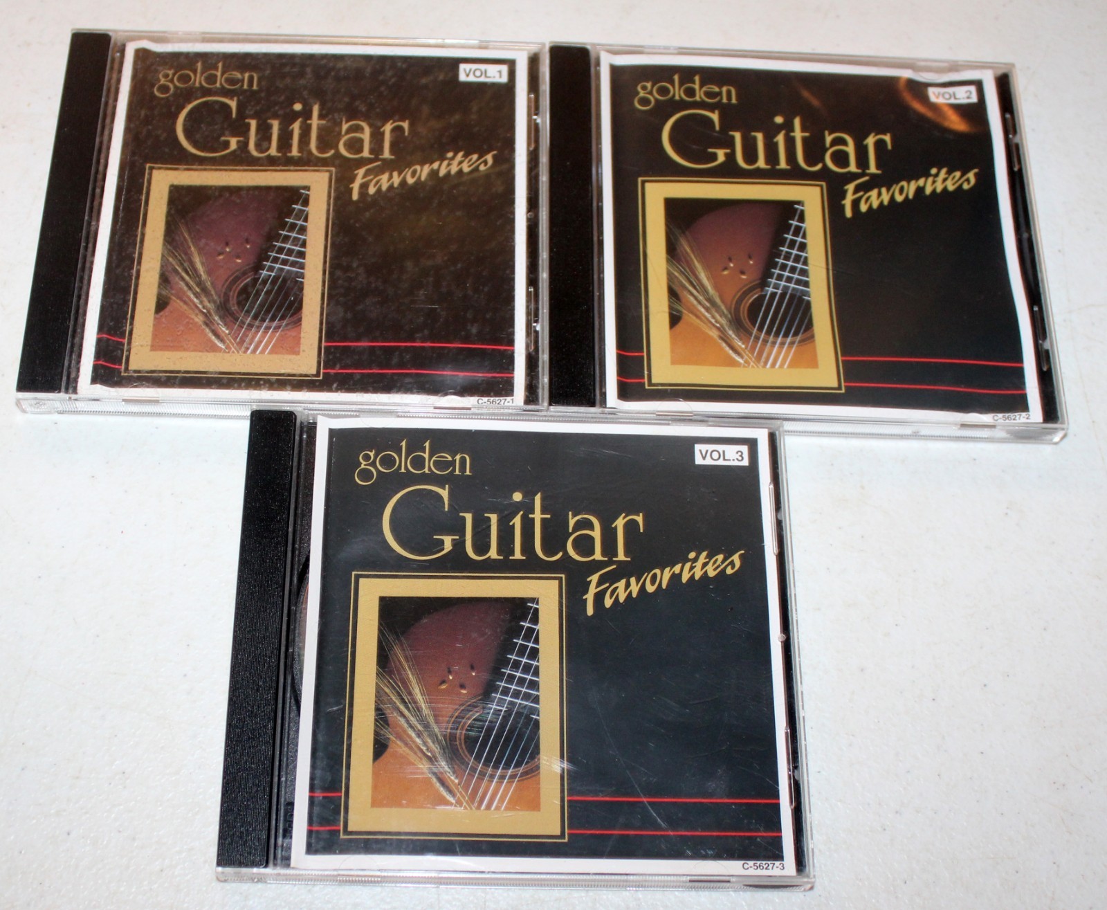 Golden Guitar Favorites Compilation Vols. 1, 2 & 3 by Unknown Artists (CD)
