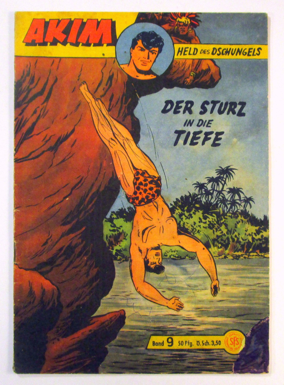 Akim Eroe Grande Nastro #9 La Caduta nella. Originale Lehning Editore 1958 Z da 2 a 3