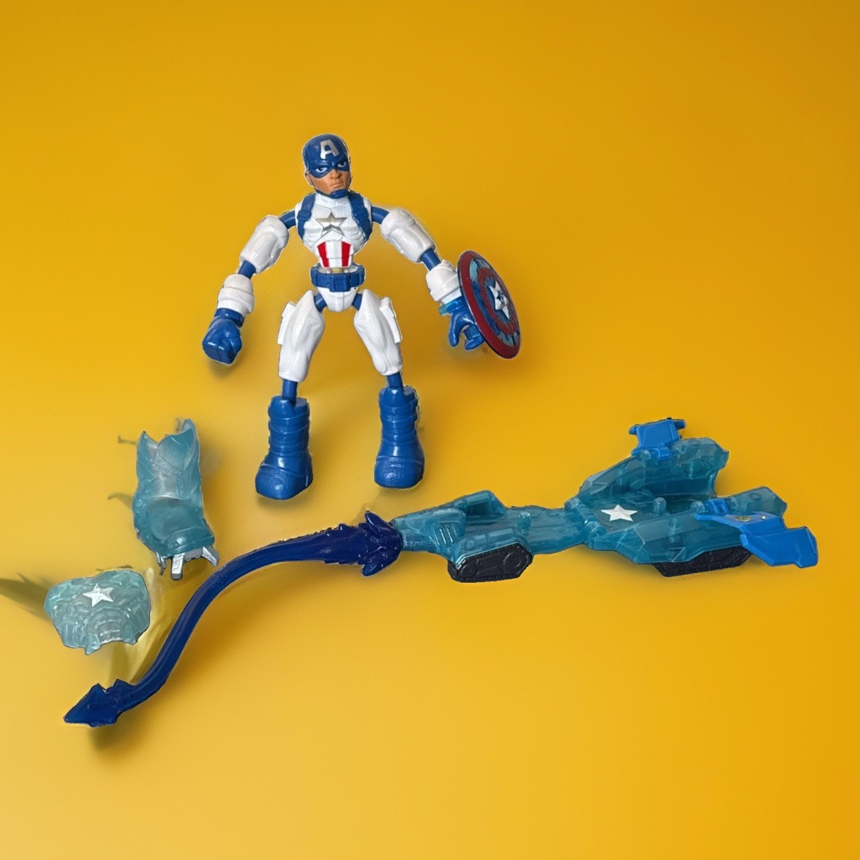 Marvel Bend Flex Ice Mission Modellino Capitan America Hasbro Avengers