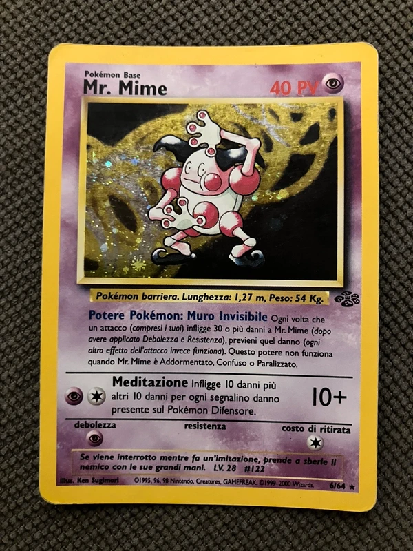Mr. Mime #6 Holo Pokémon Jungle ITA