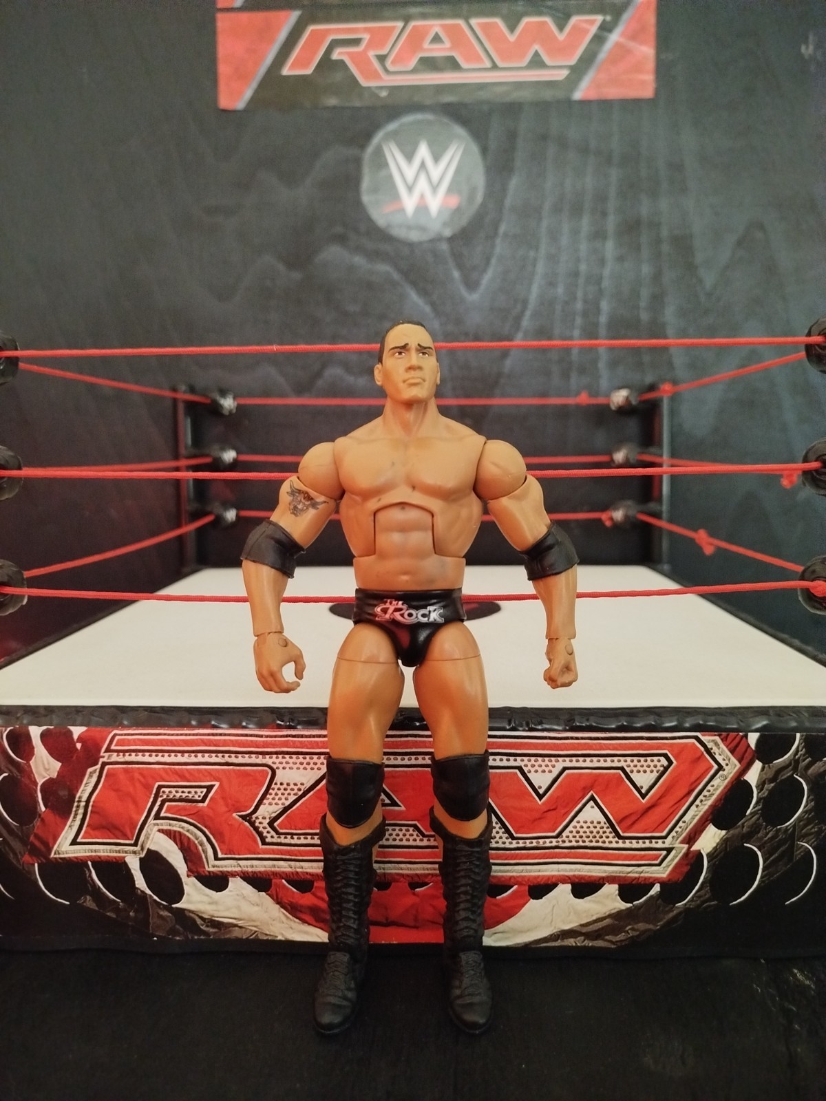 WWE Elite Rock from Mankind 2 pack action figure