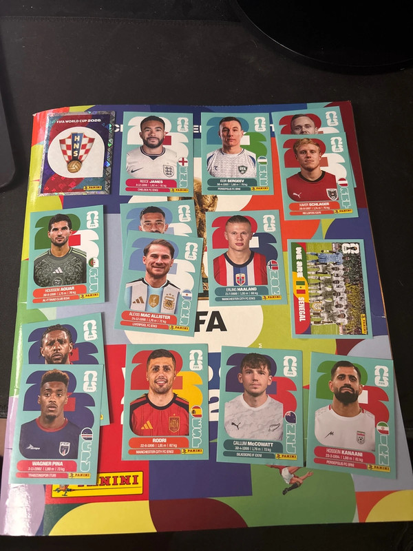 Stickers panini coupe du monde 2026 (voir description)