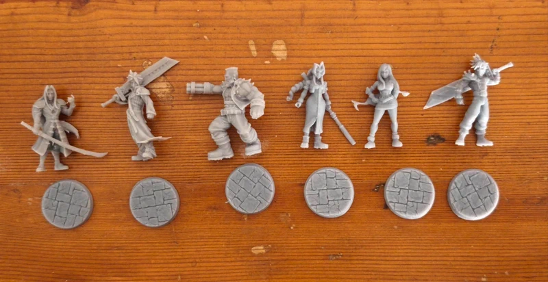 Miniaturas Final Fantasy VII