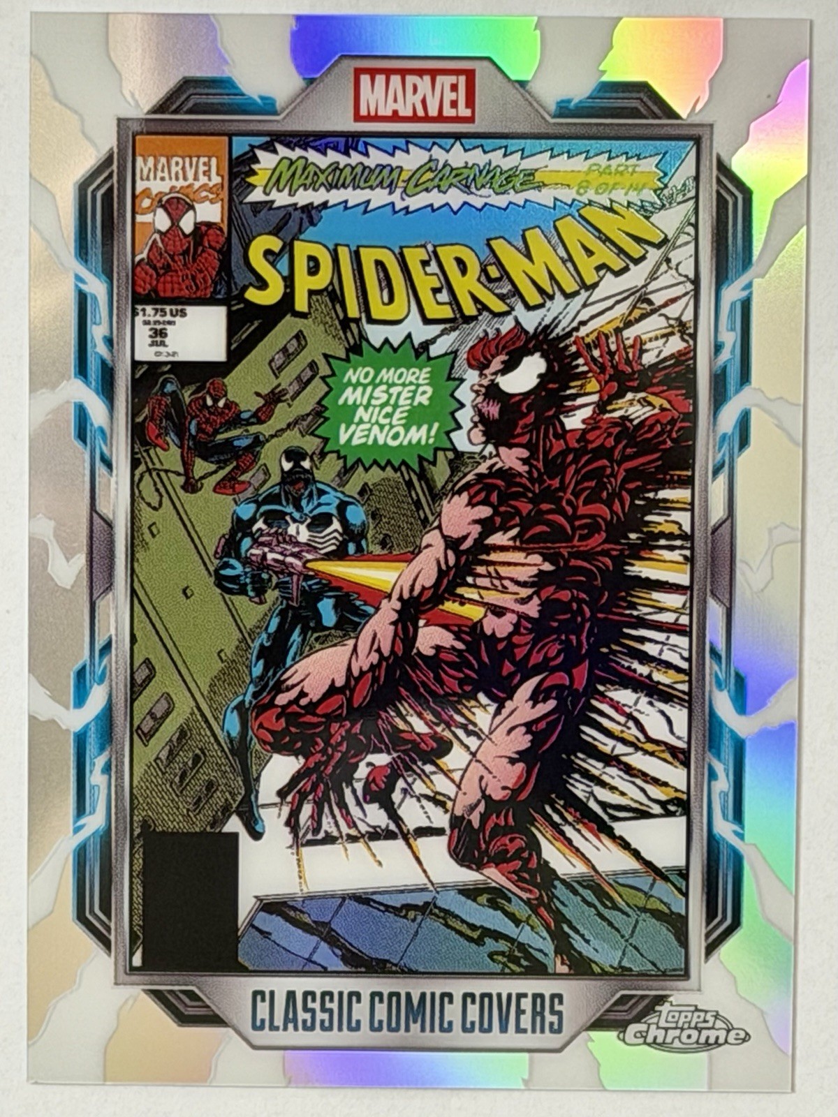 Copertine fumetti classiche Topps Chrome Marvel Spider Man 2026 CC-05