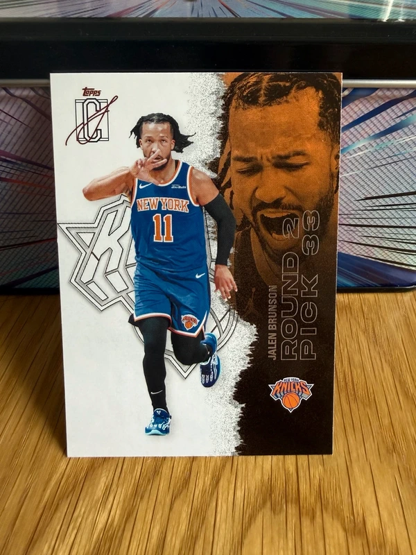 Jalen Brunson 2025-26 Topps Signature Class #58 Knicks