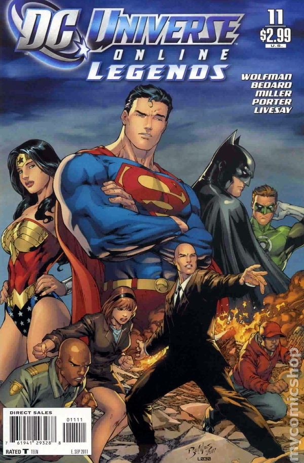 DC Universe Online Legends #11 VF 2011 Stock Image