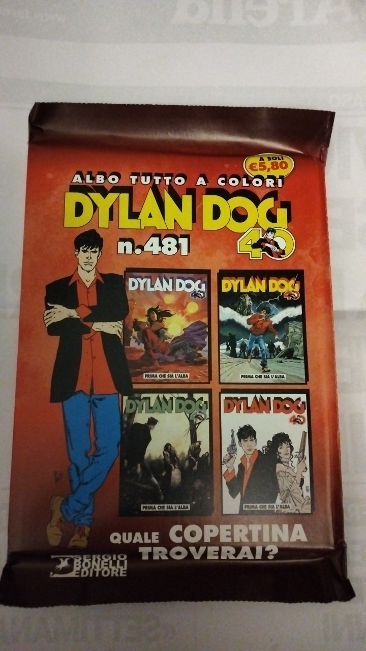 DYLAN DOG 481 - PRIMA CHE SIA L` ALBA - BLIND PACK - SERGIO BONELLI EDITORE