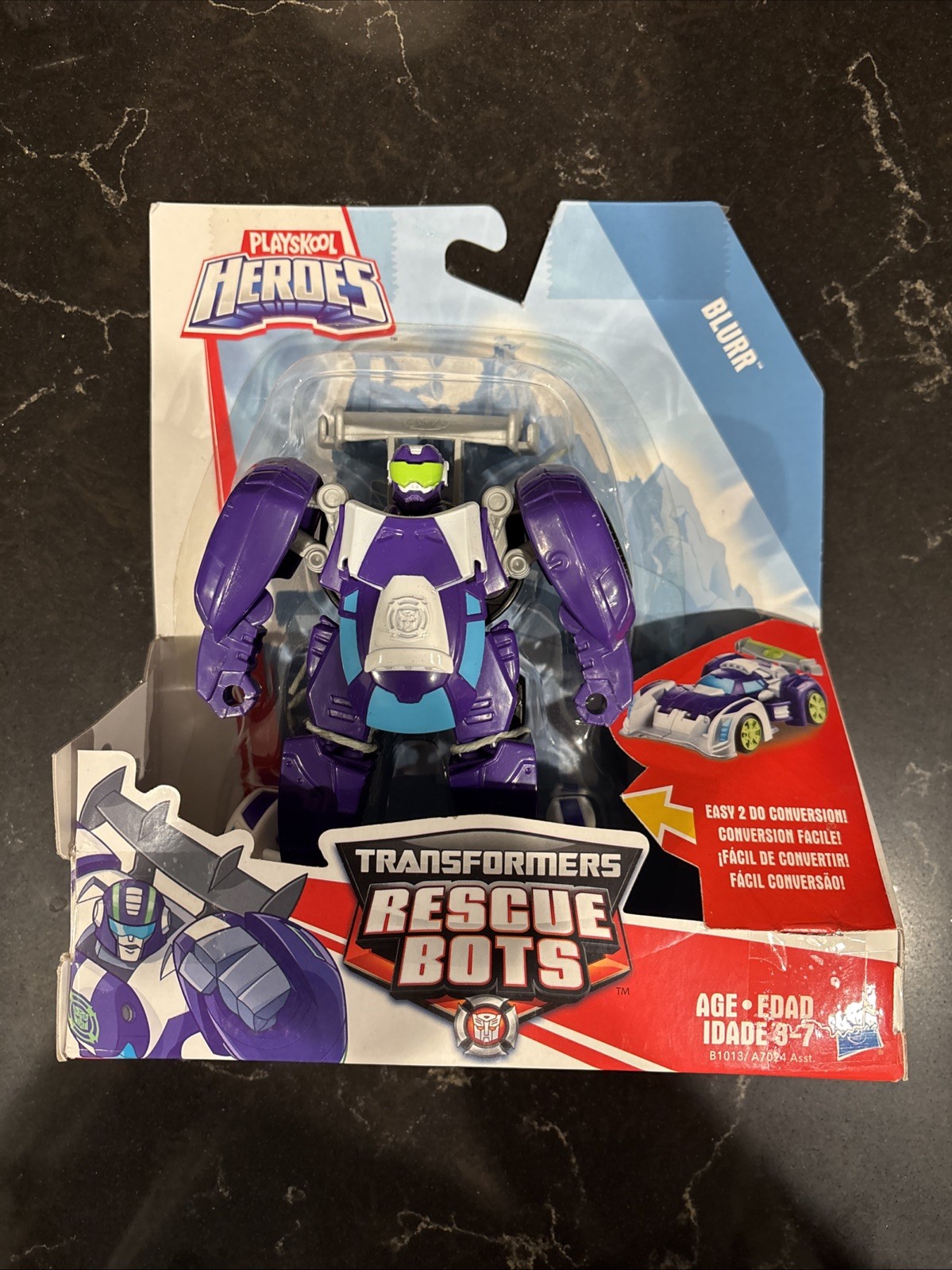 NEW Playskool Heroes Transformers Rescue Bots Blurr -  2015 Rare!