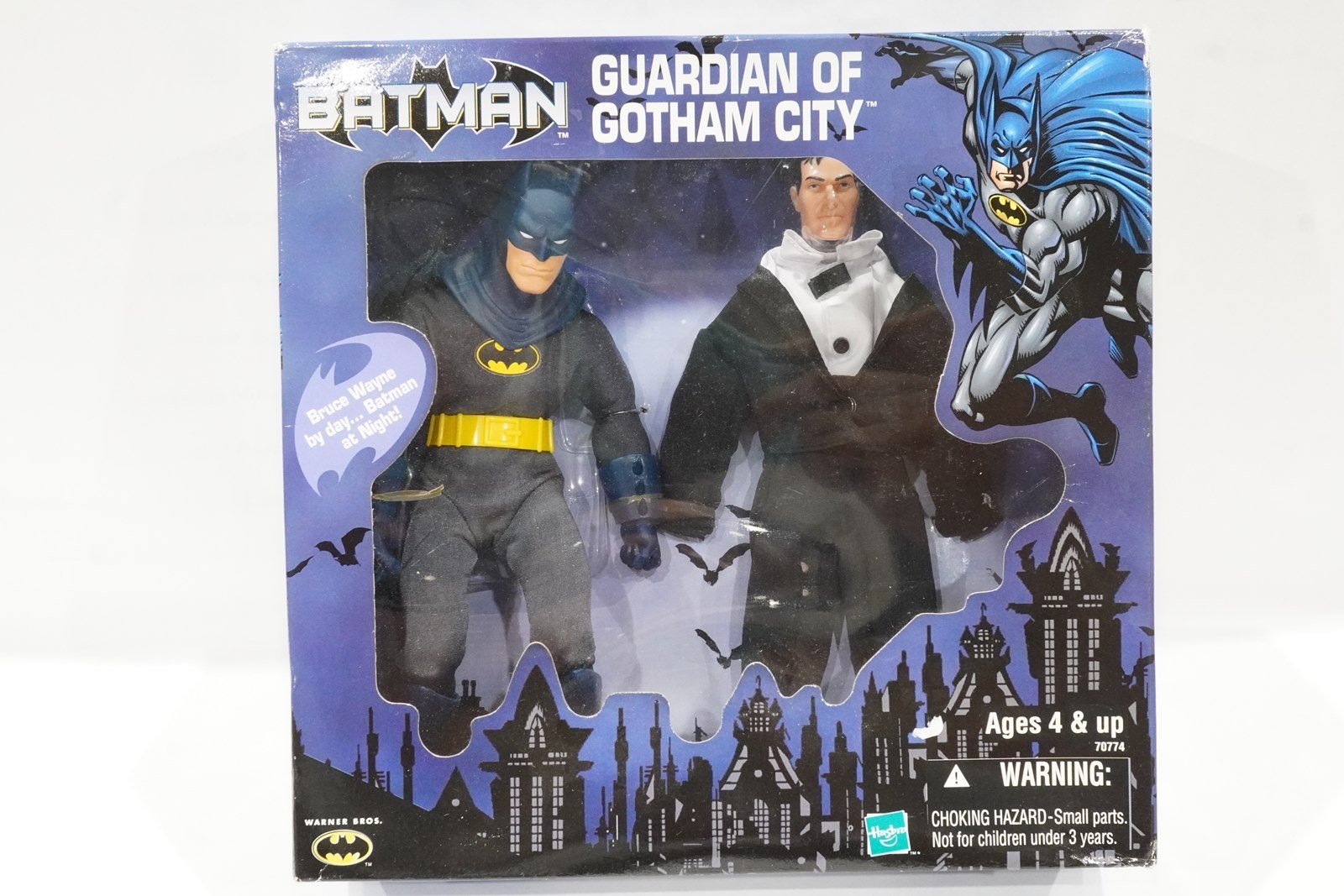 Batman Guardian Of Gotham City Bruce Wayne Action Figure Set Hasbro 2000 NUOVO