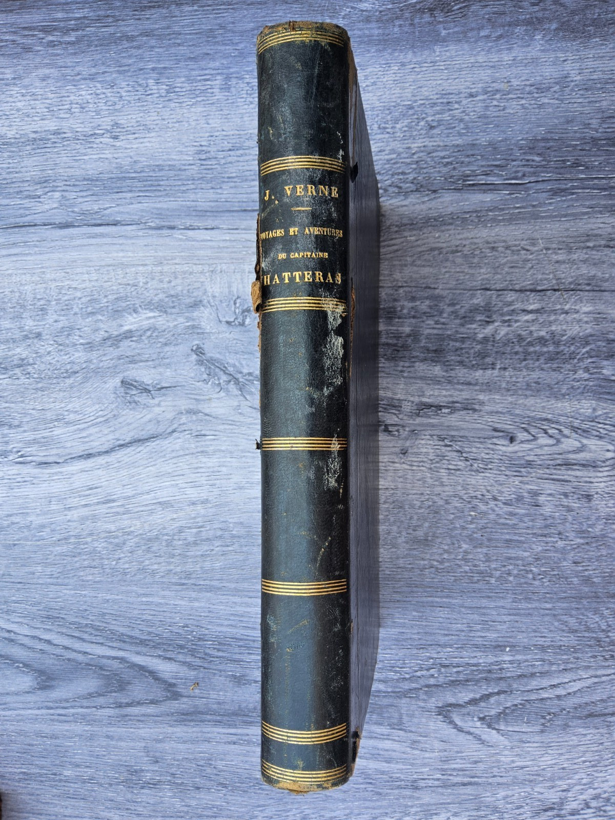 Jules Verne - Voyages et Aventures du Capitaine Hatteras - Hetzel - in-8° - EO
