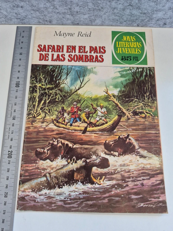 Cómic Joyas Literarias Juveniles 145. Mayne Reid. Safari en el país de las sombras