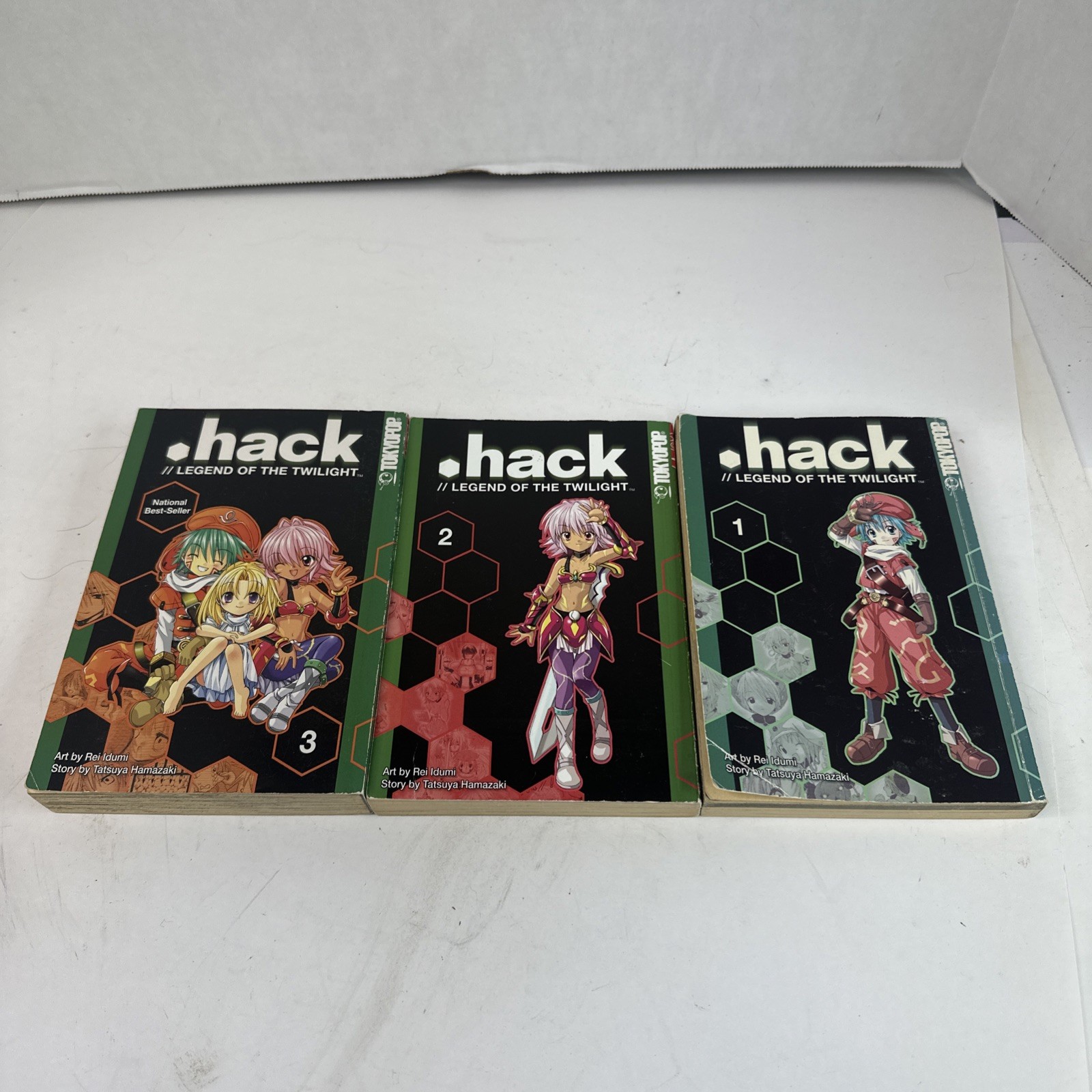 Lotto manga Tokyopop .hack Legend of the Twilight Vol 1-3 Y0