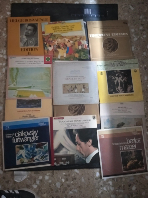 Lote 12 vinilos música clásica