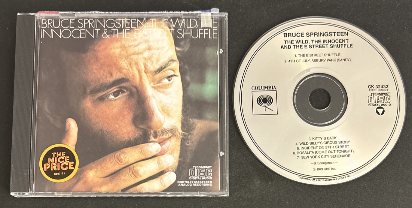 Bruce Springsteen The Wild The Innocent And The E Street Shuffle CK32432 CD Used