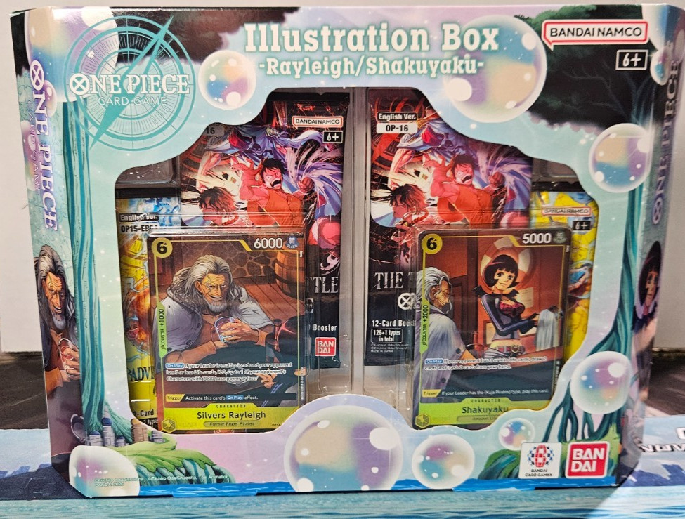 One Piece TCG: Illustration Box - Vol 7 (OP15 & OP16) - Rayleigh / Shakuyaku