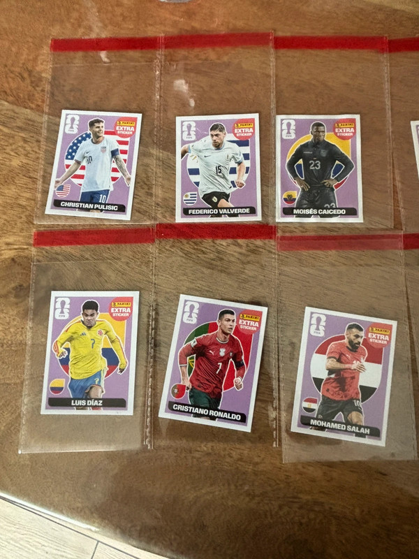 Lot Complet Extra Stickers Violet/Purple Panini World Cup 2026