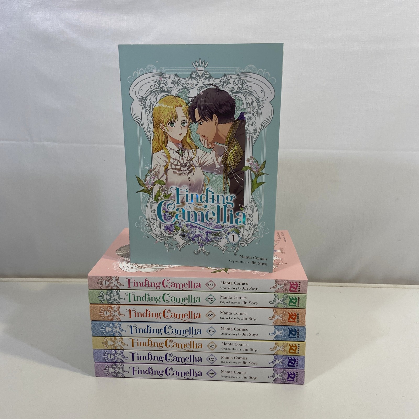 Jin Soye Finding Camellia 8 volumi TPB Manta Comics IZE lotto stampa Manhwa ottime condizioni