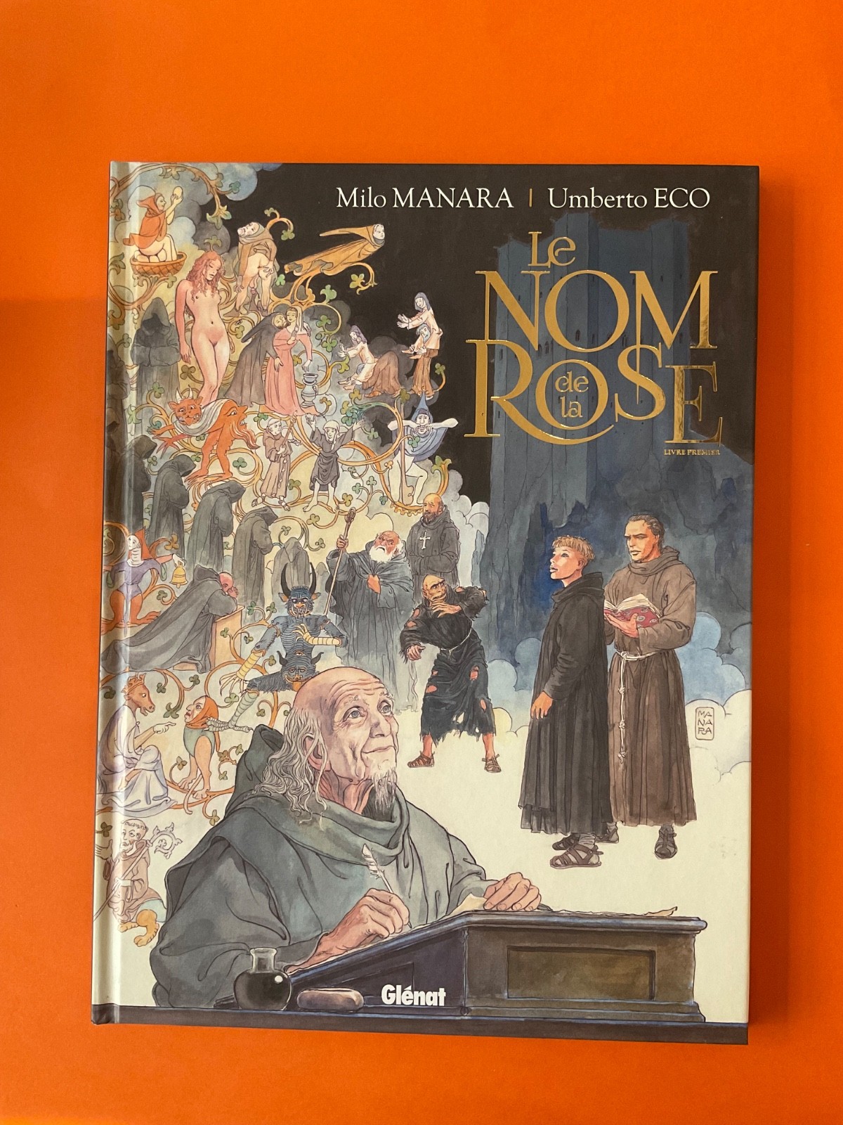 MANARA LE NOM DE LA ROSE TOME 1 EO 2023 GLENAT COMME NEUF