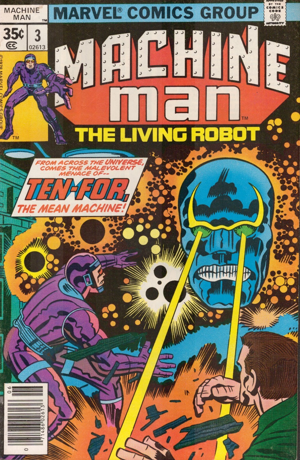 53013: MARVEL MACHINE MAN #3 grado VG