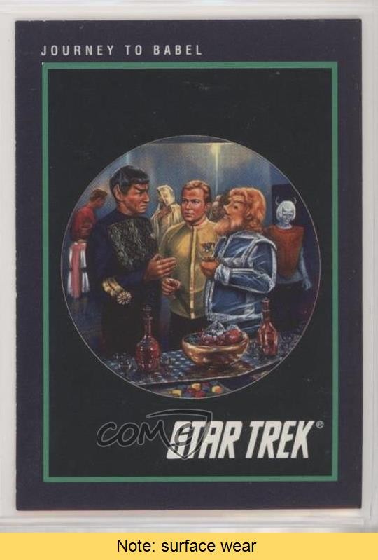 1991 Impel Star Trek 25° Anniversario Sarek Capitano Kirk #147 LEGGI 0b3