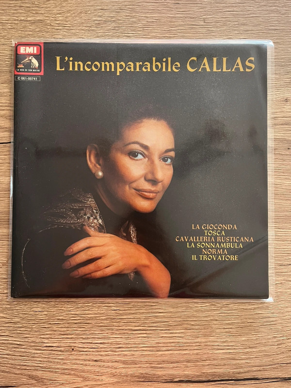 •Vinyle 33t - L’incomparabile Maria Callas