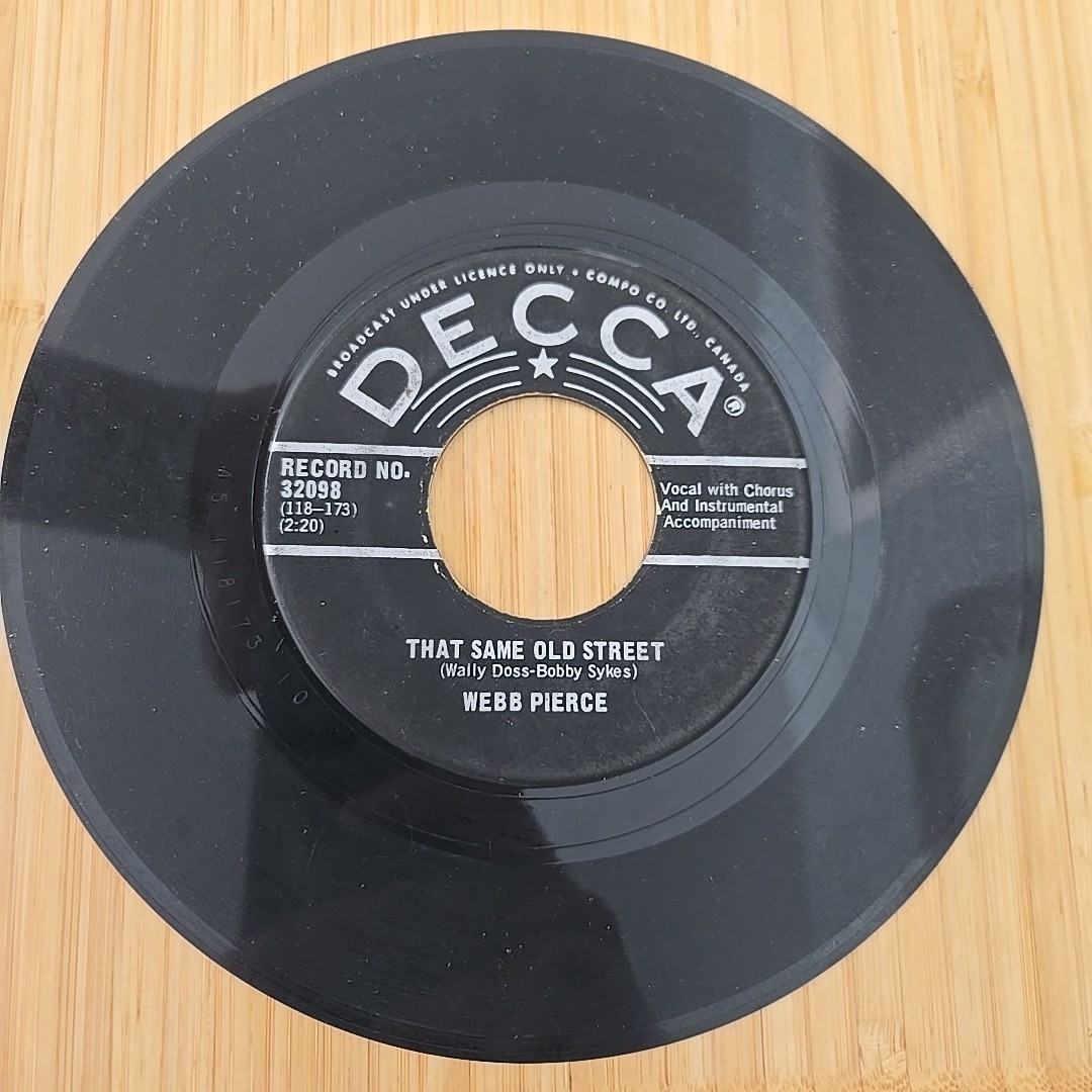 Web Pierce That Same Old Street 7" *BUY 2 GET 1 FREE* Vinyl Only