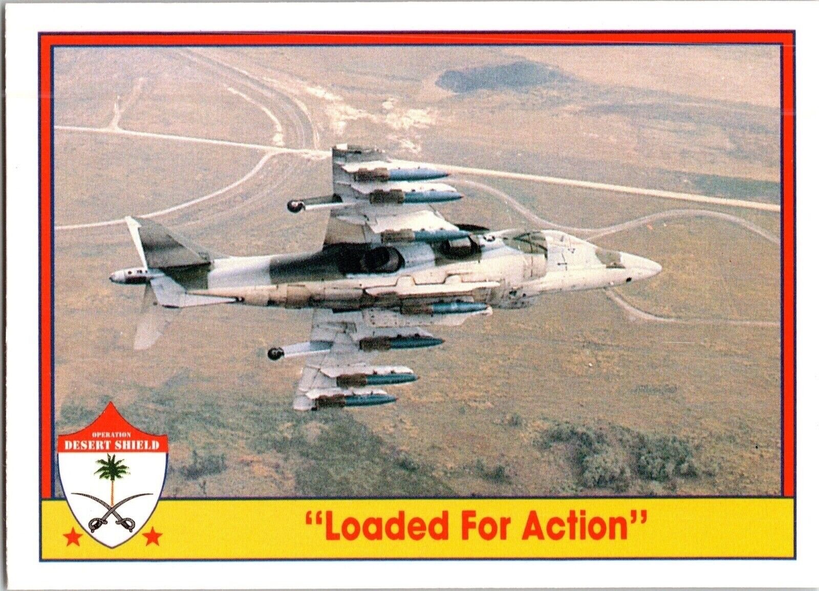 1991 Caricato Per Azione 71 Operazione Desert Shield Pacific Trading Card Game TCG