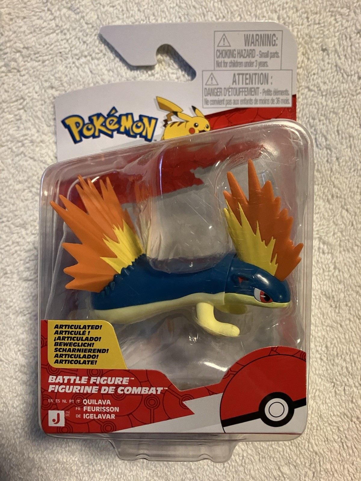 Jazwares Toys 2026 Nintendo Pokémon Pokemon Battle Figure Pack Quilava
