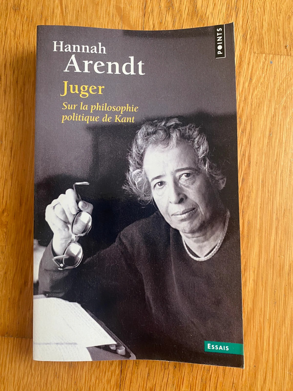 Juger, Hannah Arendt