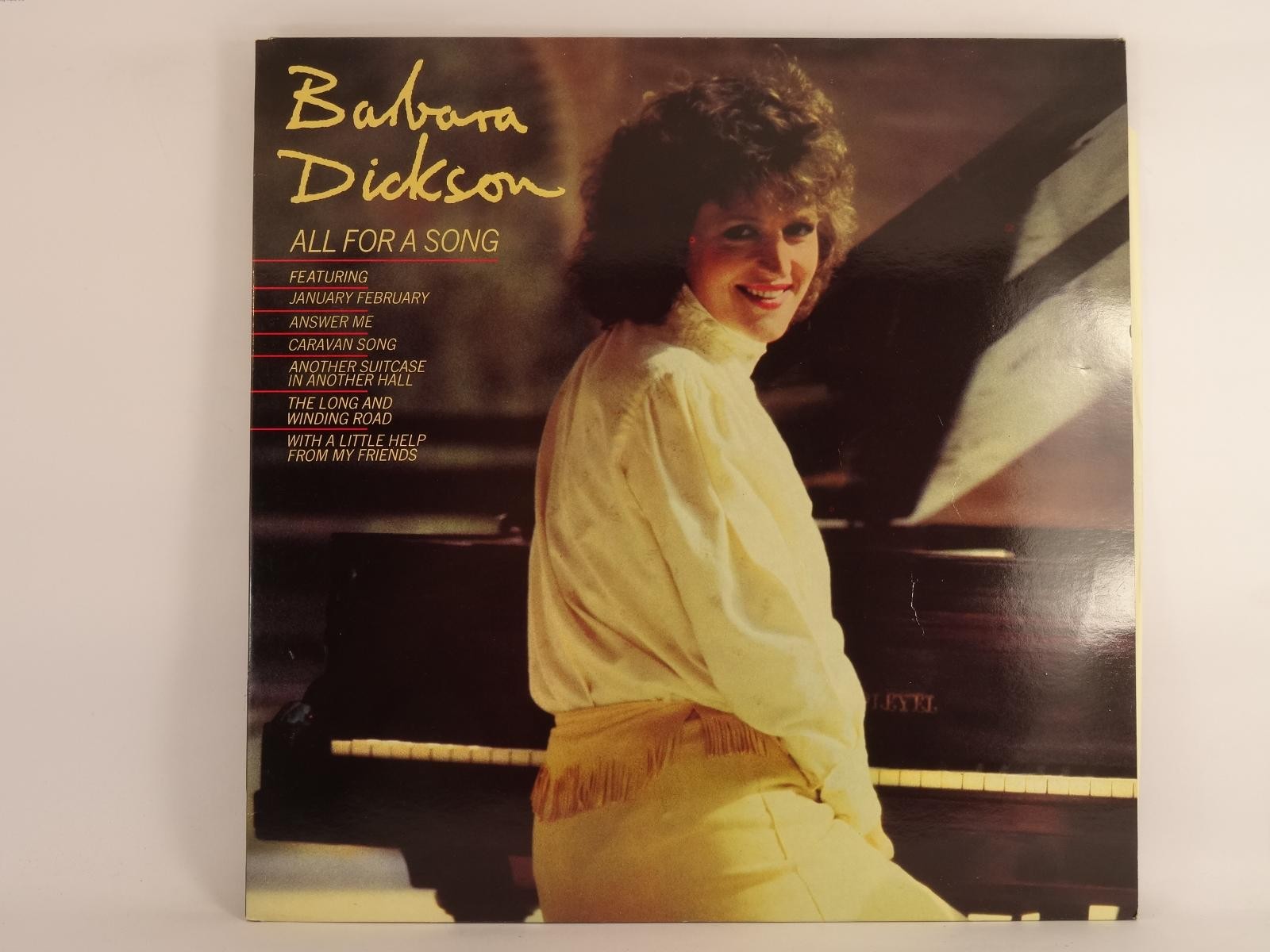 BARBARA DICKSON ALL FOR A SONG (341) 12 Track LP including Picture Sleeve EPIC