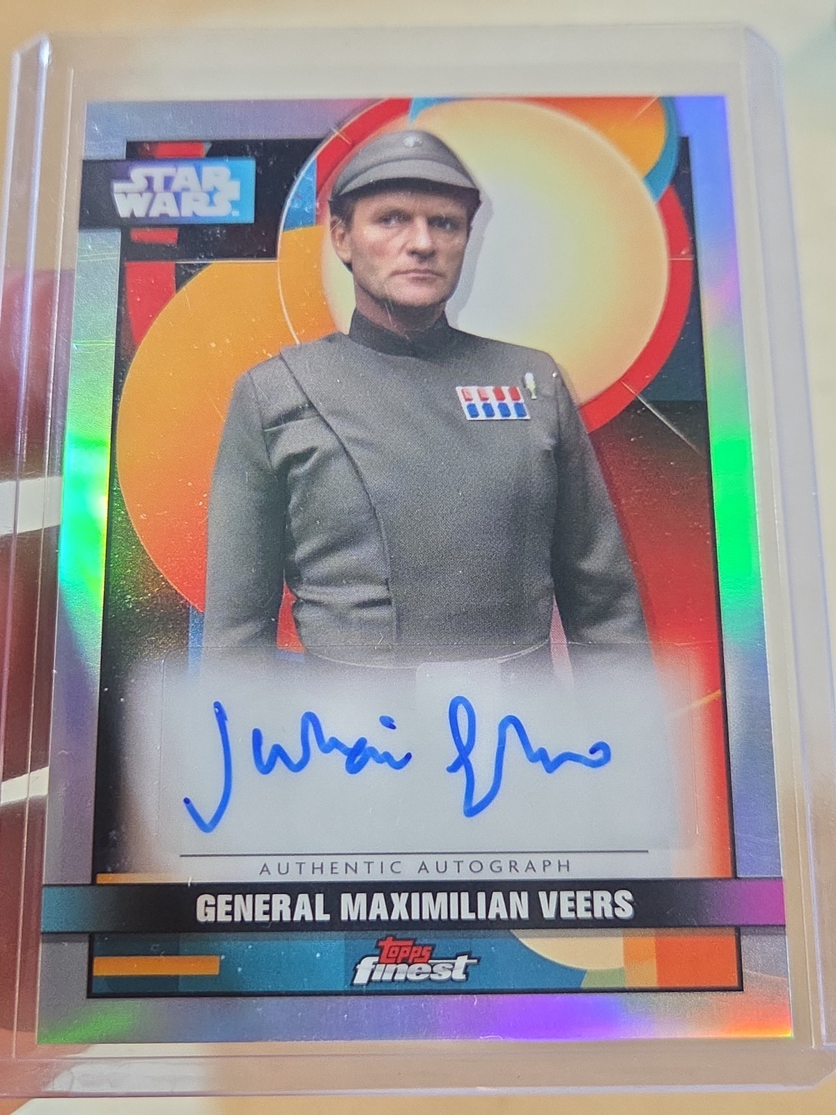 Topps Star Wars Finest Autografo Generale Maximilian Veers FA-JG Julian Glover