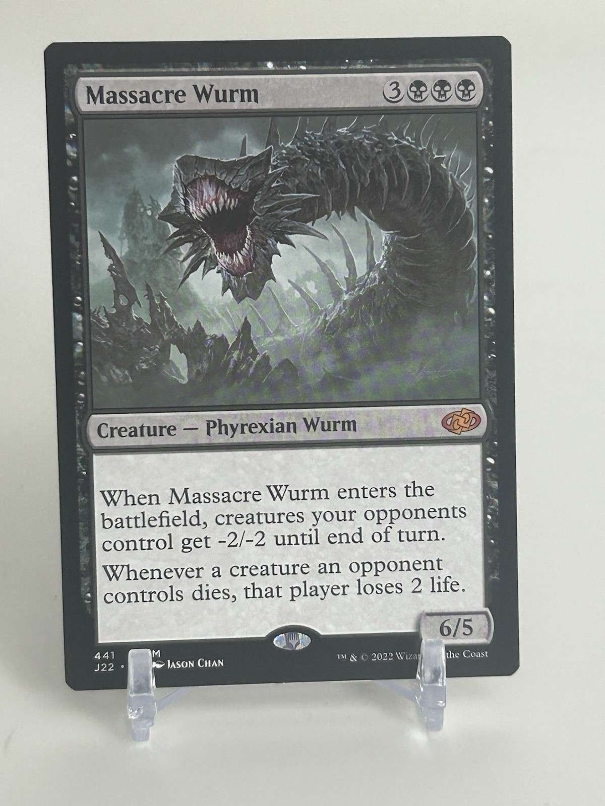 Massacre Wurm - 441 - J22 - Mythic Jumpstart 2022 Magic the Gathering 