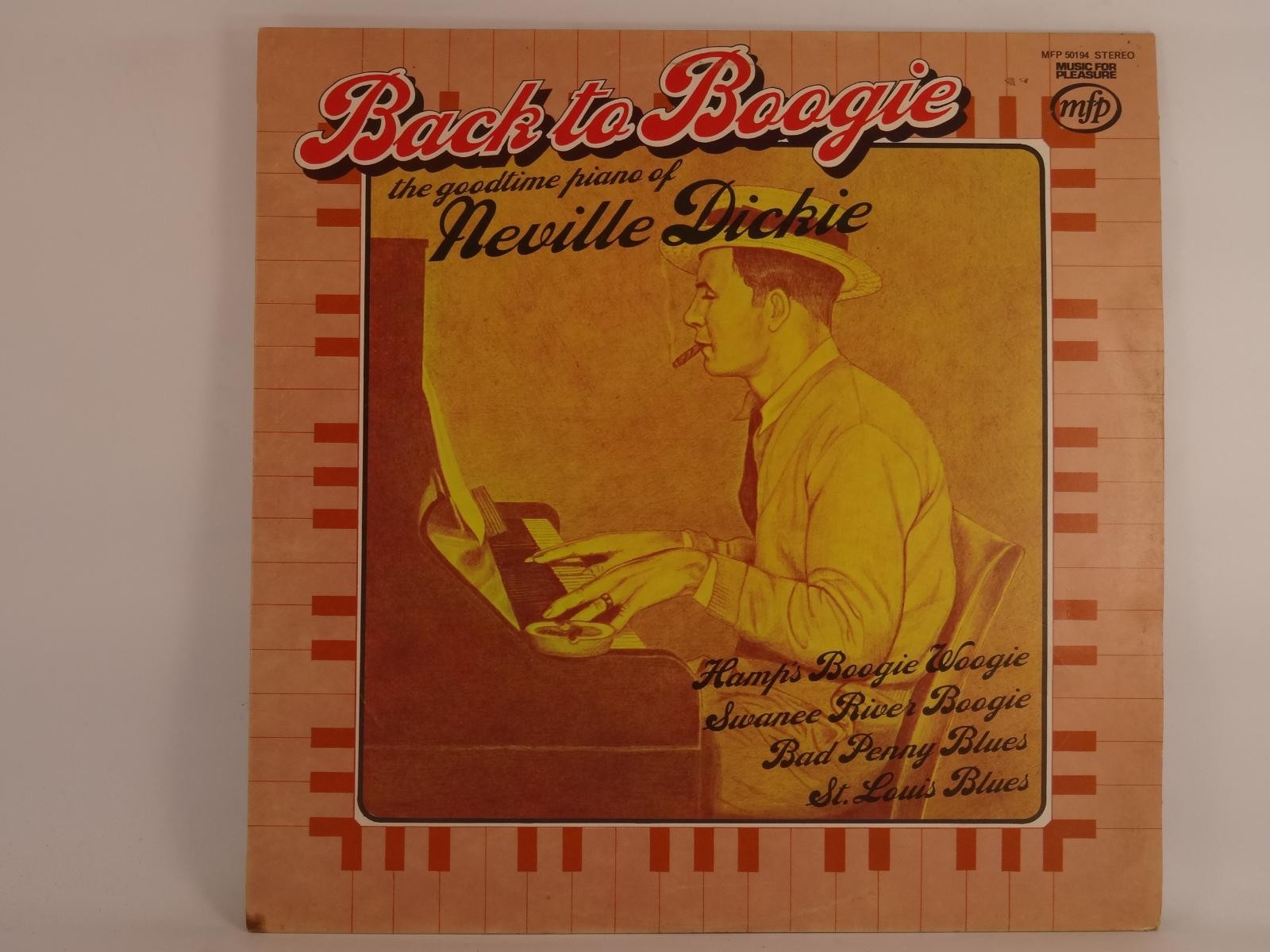 NEVILLE DICKIE BACK TO BOOGIE (375) 10 Track LP plus Picture Sleeve EMI