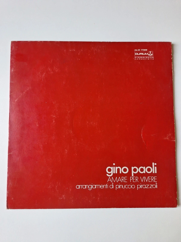 Gino Paoli - Amare per vivere album