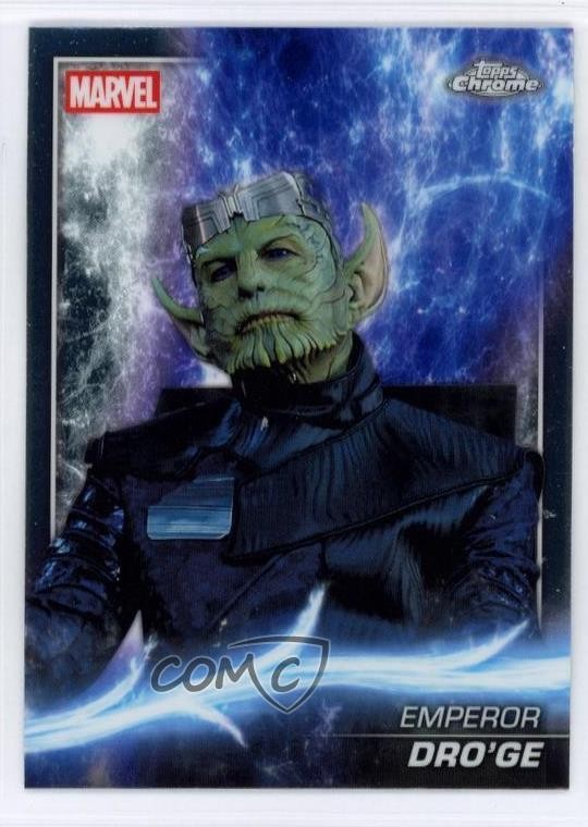 2025 Topps Chrome Marvel Studios Emperor Dro'ge #158 0us8