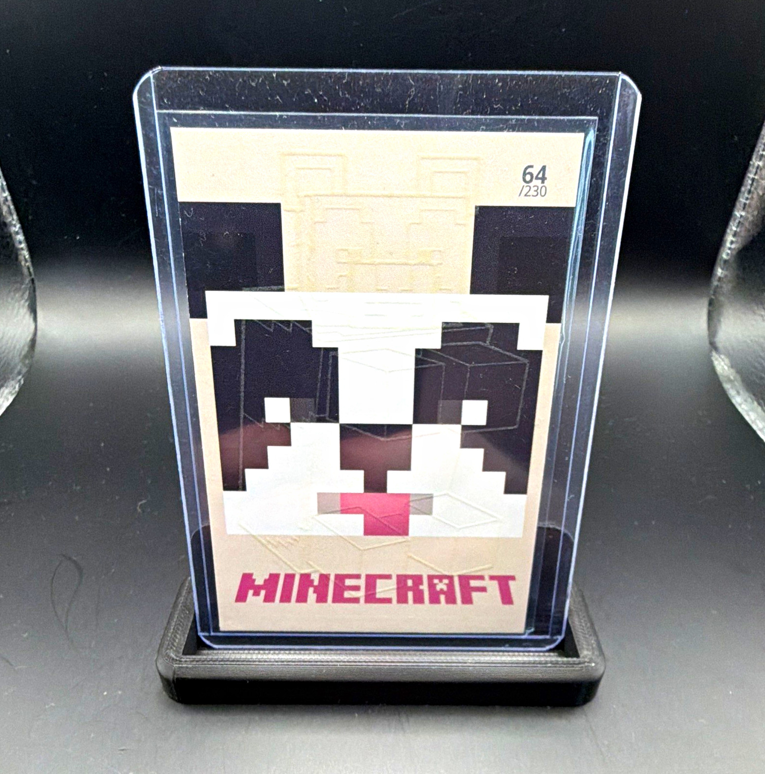 2020 Panini Minecraft Adventure   Panda Glow In The Dark SP #64/230